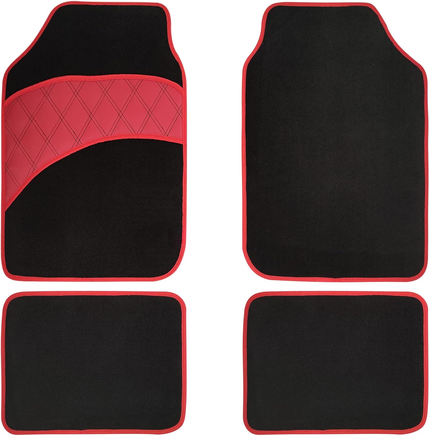 4 Pcs Car Floor Mats All Weather Universal Fit Car Mats Full Set for Car  Van & Truck