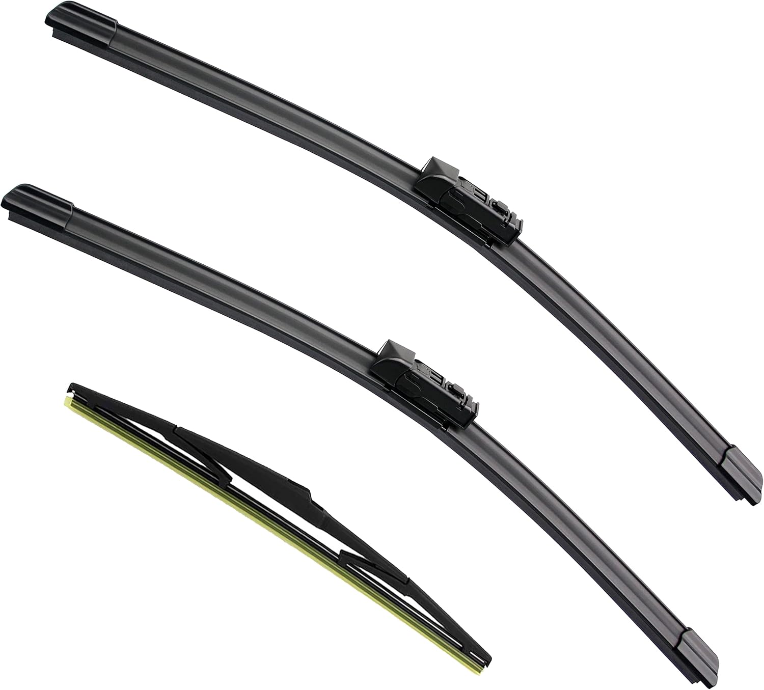 3 Factory Wiper Blades Replacement for 2016 2017 2018 2019 2020 2021 2022 2023 TOYOTA C-HR CHR Original Equipment Windshield Window Wiper Blades Set - 26"/16"/14"(Set of 3) Top Lock
